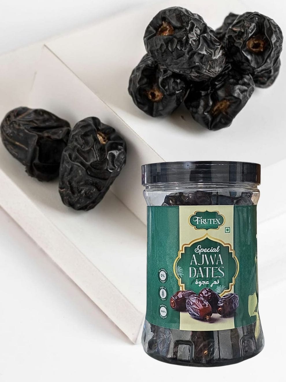 Frutex Royal Dates Duo – Medjool & Ajwa 550gm each