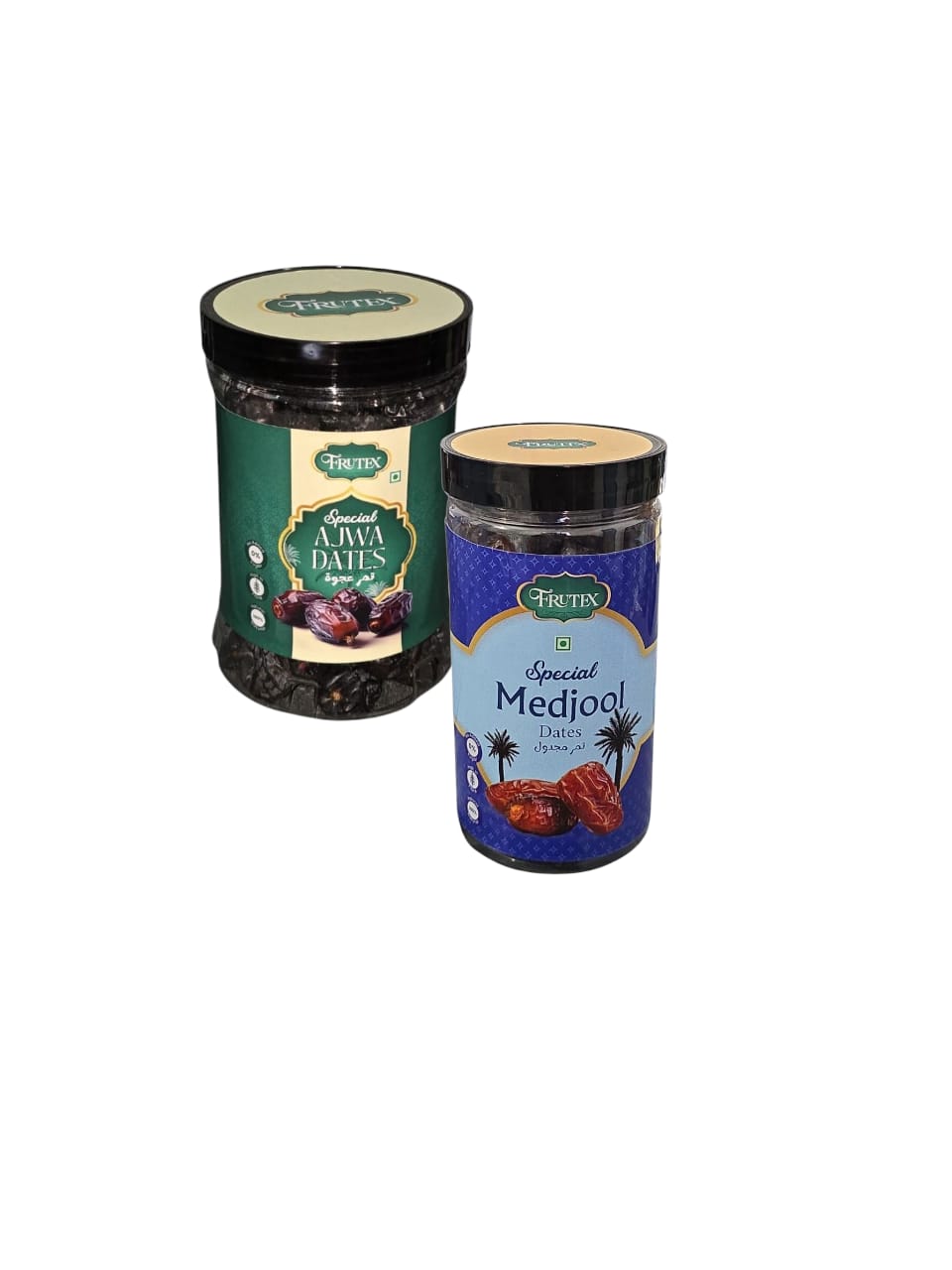 Frutex Royal Dates Duo – Medjool & Ajwa 550gm each