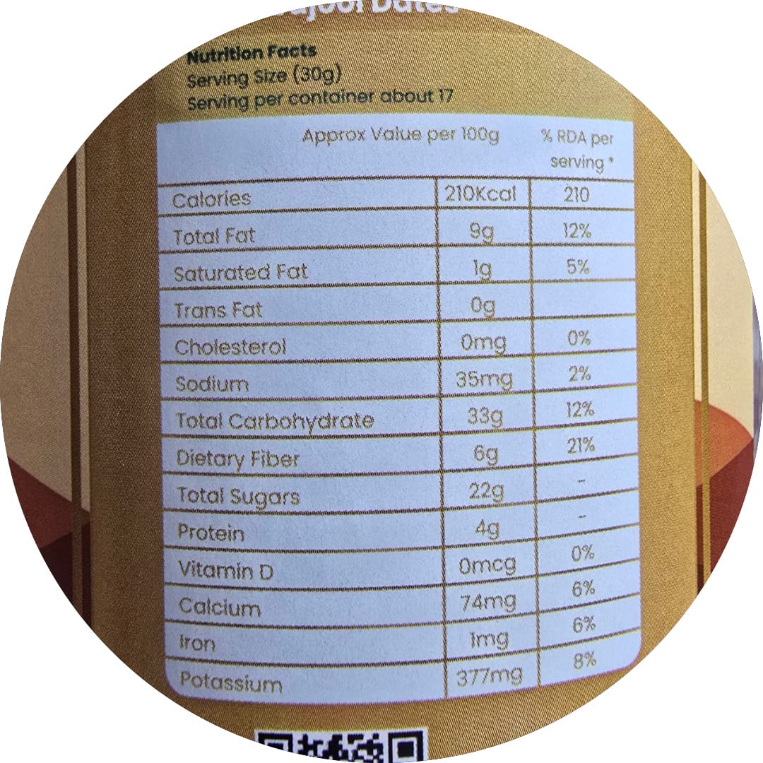 Premium Sukkari Dates 500 gm