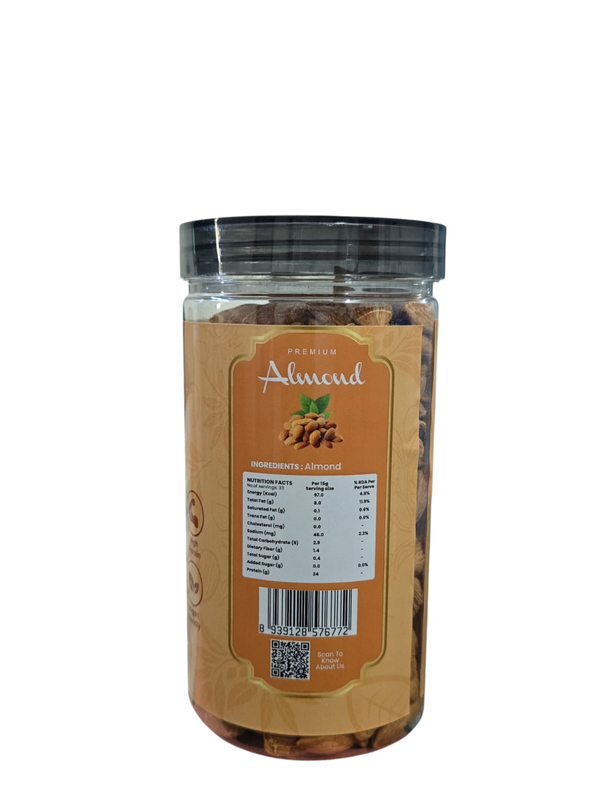 Premium Almonds 450 gm